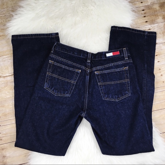 Tommy Hilfiger Dark Wash Wide Leg Tommy Jeans - Picture 3 of 8